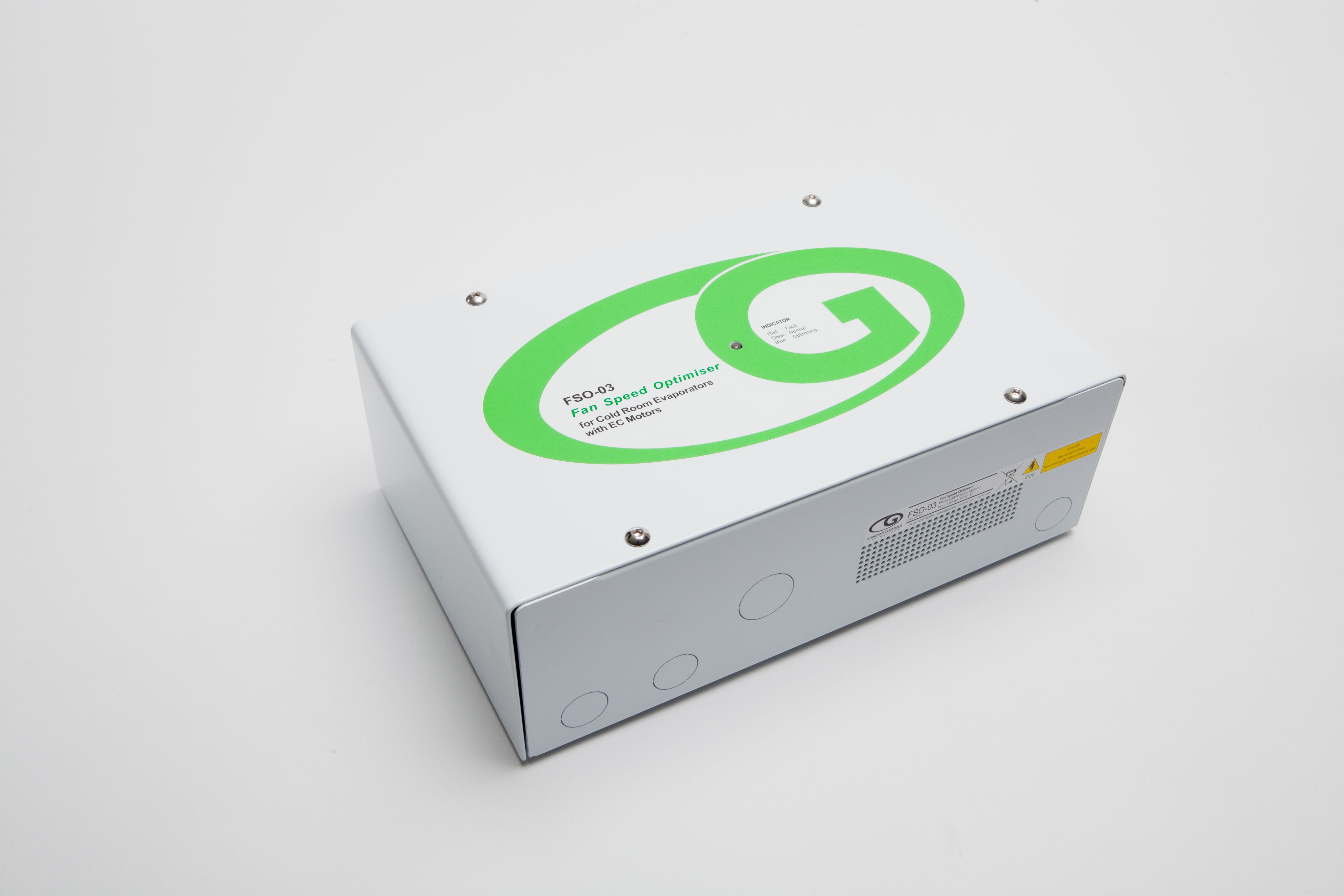 Fan Speed Optimizer installed in a grocery store